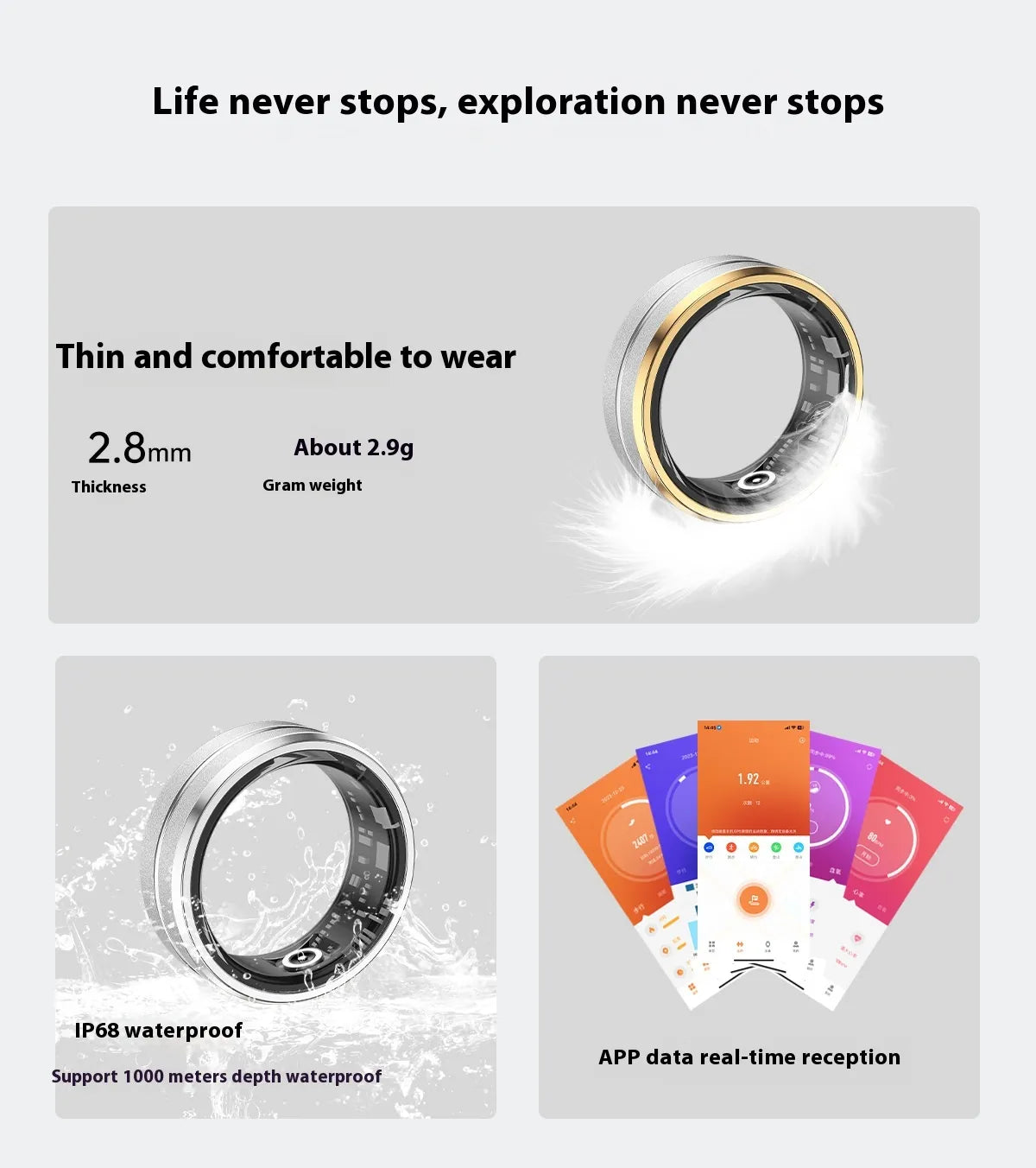 2025 Smart Ring – Health & Fitness Tracker